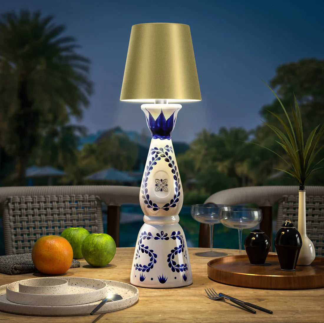 Lampe de bouteille LED rechargeable