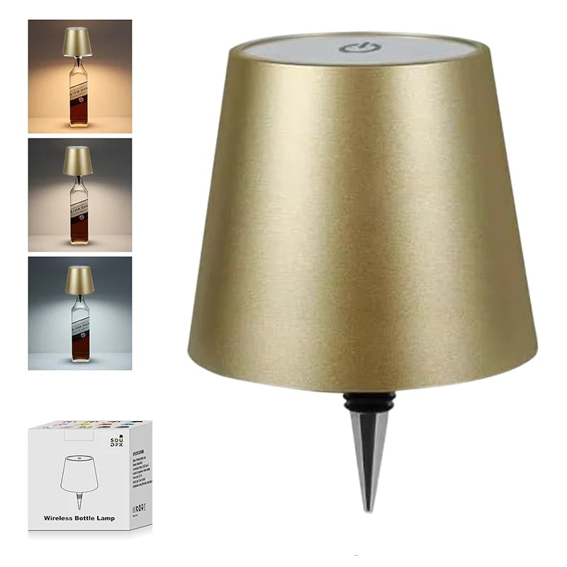 Lampe de bouteille LED rechargeable