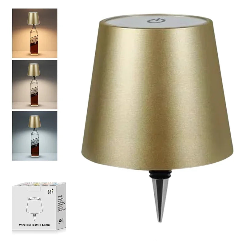 Lampe de bouteille LED rechargeable