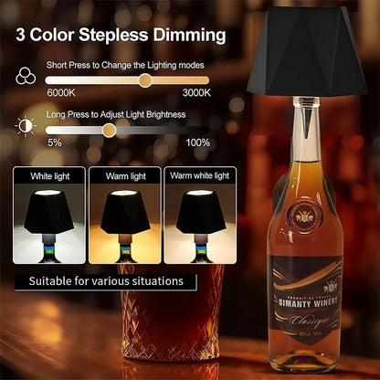 Lampe de bouteille LED rechargeable