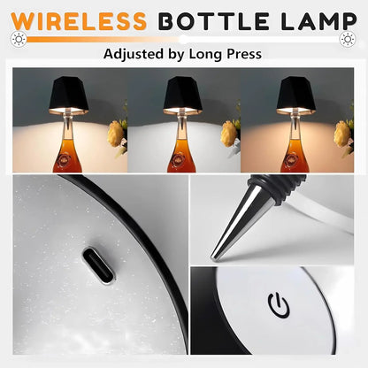 Lampe de bouteille LED rechargeable