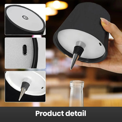Lampe de bouteille LED rechargeable